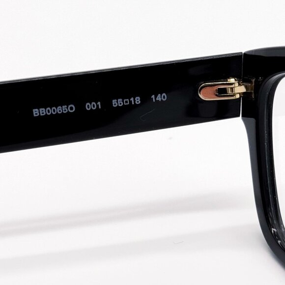 NEW BALENCIAGA EYEGLASSES BB0065O 001 SQUARE BLACK WOMEN EYEWEAR BALENCIAGA - Picture 7 of 8
